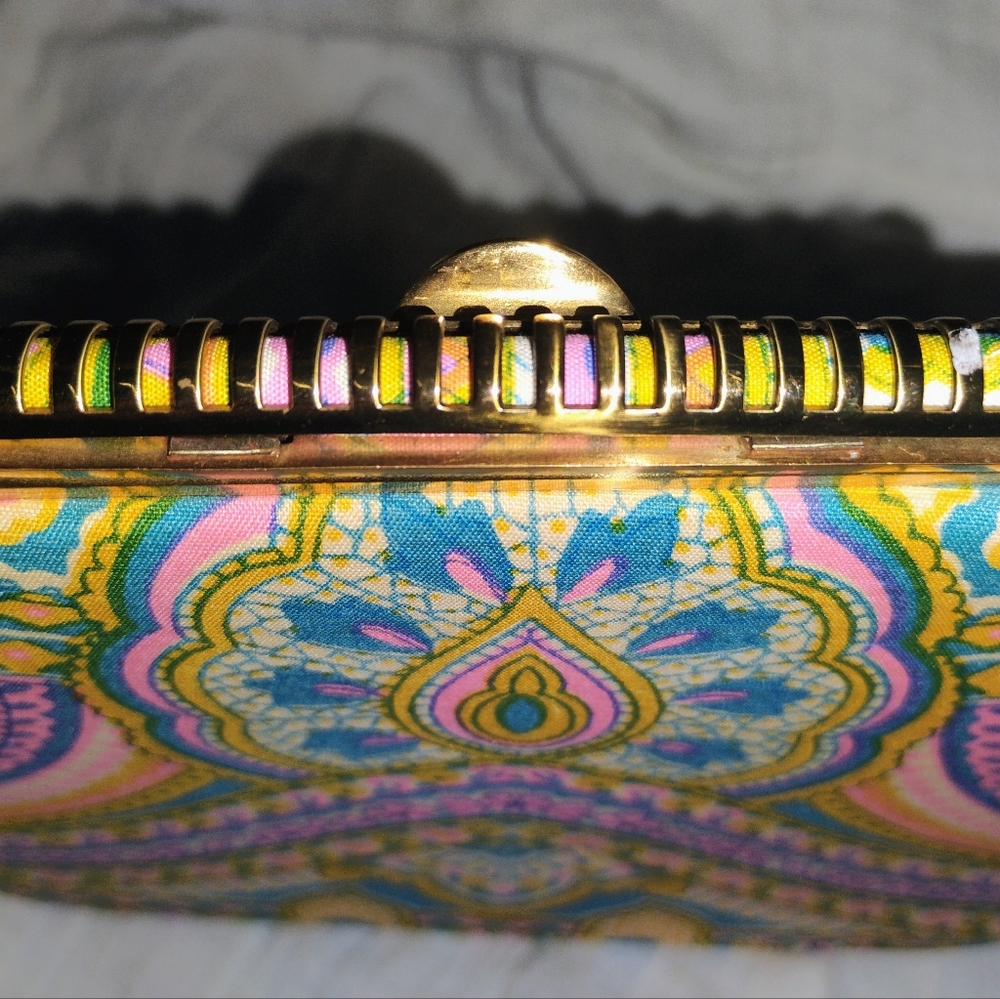 Vintage Himelhoch's Detroit Colorful Shoulder Mini Bag 70s - Picture 8 of 8